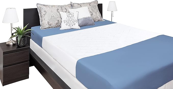 Washable Incontinence Bed Pads 36x37 – Soft, Absorbent & Waterproof Mattress by IdyllNights