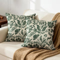 Matisse Flowers Plants Botanical Pillow Cover 18x18 Set of 2, Boho Floral by RinRinfam