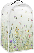 Butterfly Floral Print Blender Cover Dust Proof Washable Small Appliance Cover by HUISEFOR