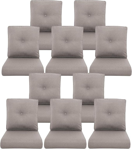 10-Piece Outdoor Patio Cushion Set by Pugire