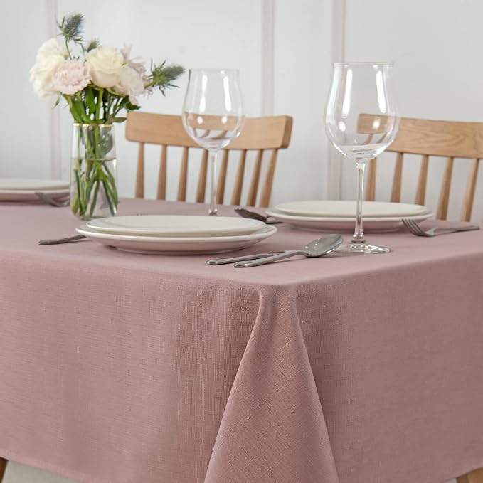 maxmill Tablecloth Stain Resistant Waterproof Wrinkle Resistant Spillproof - Image 2