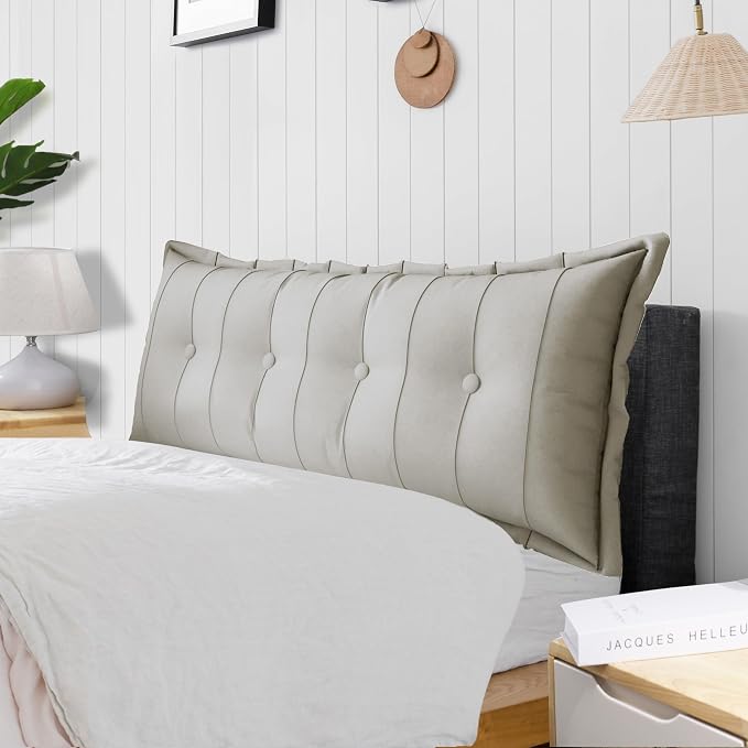 Large Bolster Reading Pillow Queen Backrest Positioning Support Pillow Daybed by Unknown