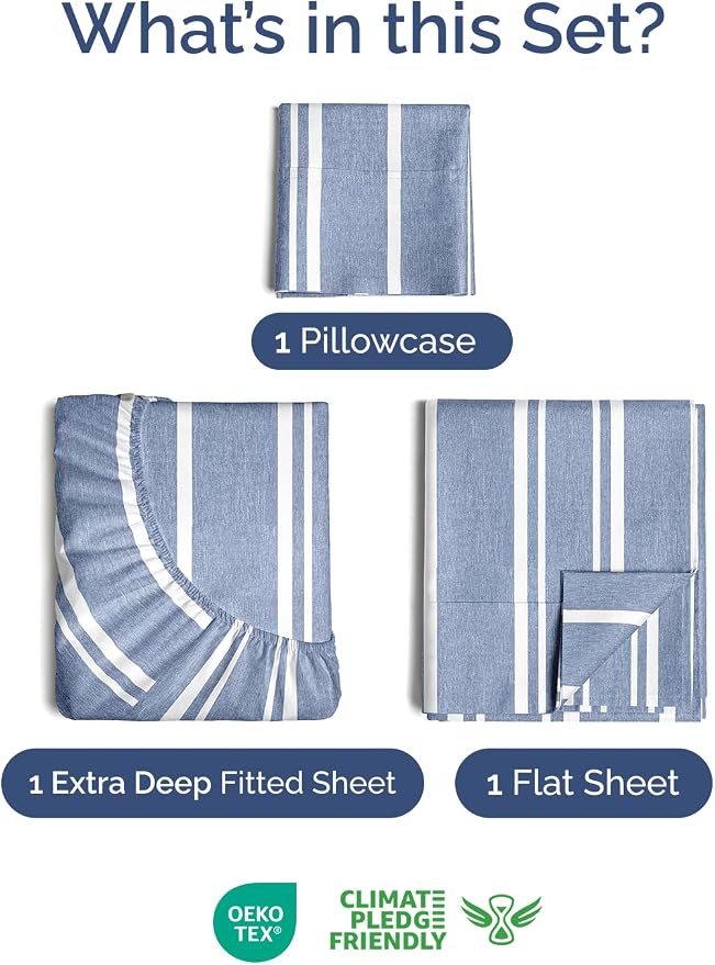 Extra Deep Pocket Twin Sheets - Image 2