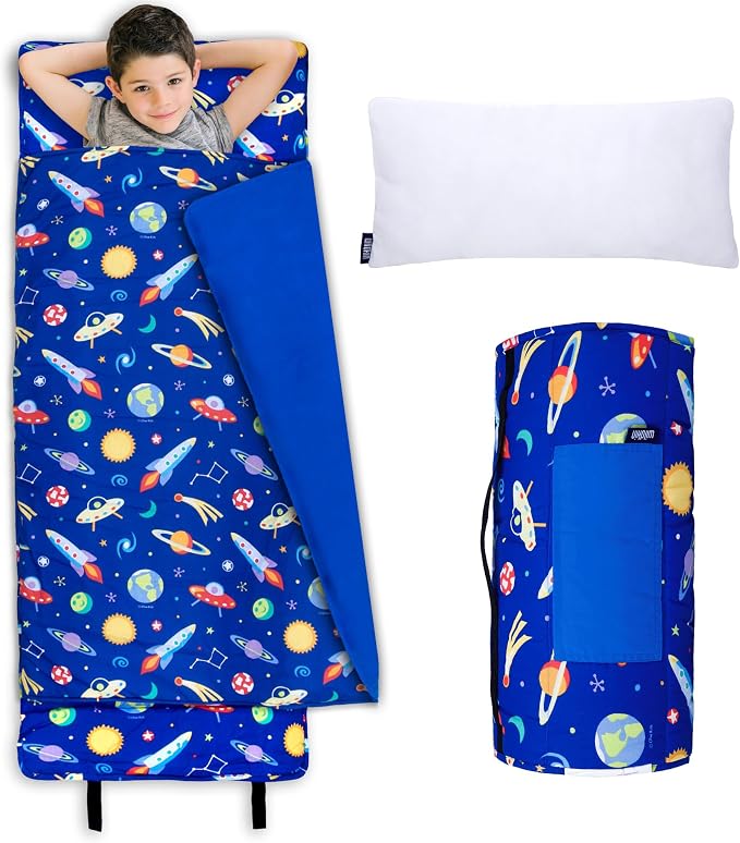 Wildkin Kids Original Nap Mat – Cozy Kids Sleep Mat by Wildkin