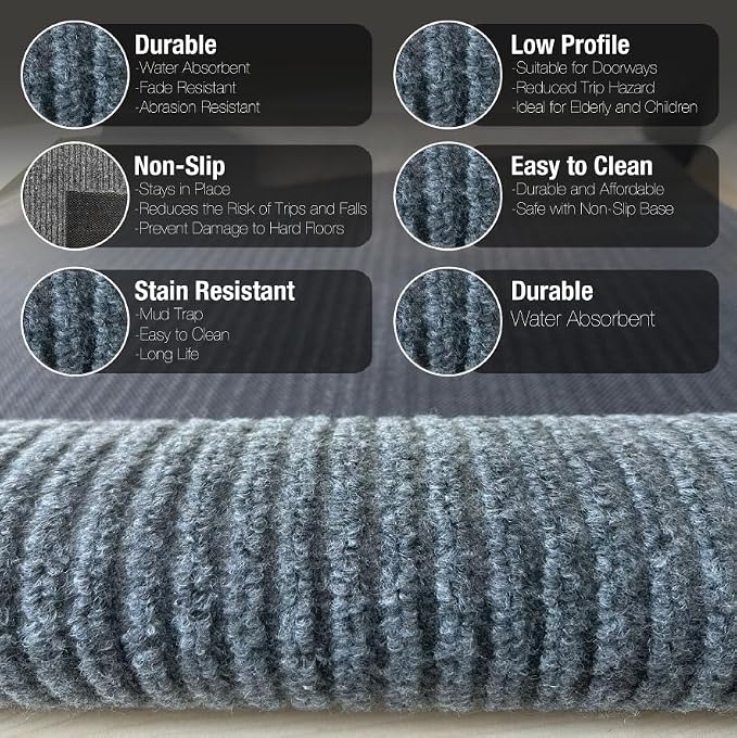 sigun Modern Non-Slip Hallway Runner Rug – Washable, Stain-Resistant & Custom - Image 4