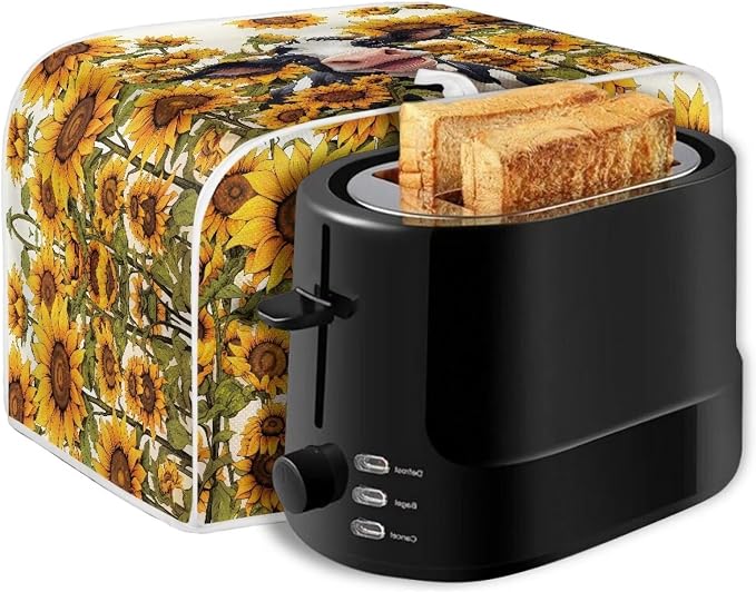 Sunflower Cow Printed Toaster Cover - Image 7
