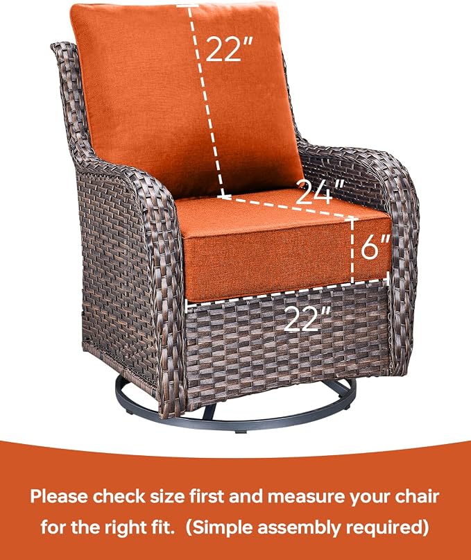 Luxury 22x24/22x25 6-Inch Outdoor Cushions - Image 3