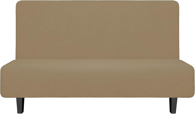 Easy-Going Stretch Futon Slipcover Armless Futon Bed Cover Furniture Protector by Easy-Going