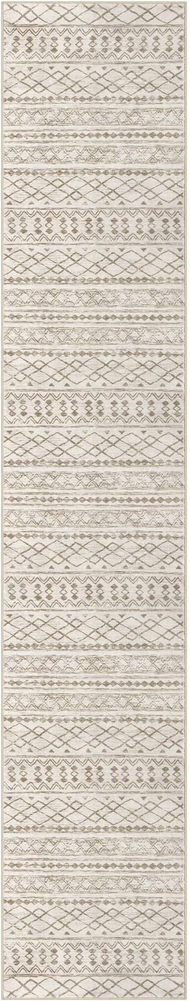 KUTA Boho Runners for Hallways 2.6x14 ft Moroccan Beige Washable Long Hall - Image 8
