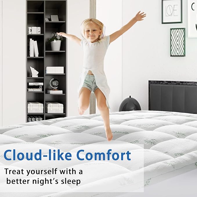 Mattress Topper RV King Size, Cooling Extra Thick Breathable Viscose Made from - Image 4