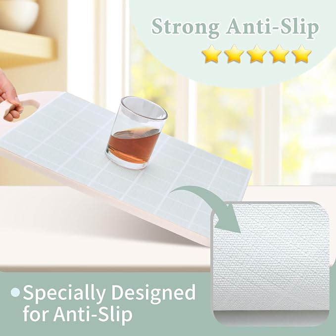 Drawer and Shelf Liner for Kitchen Cabinet: 12 in X 20 Ft Non Slip Waterproof - Image 2
