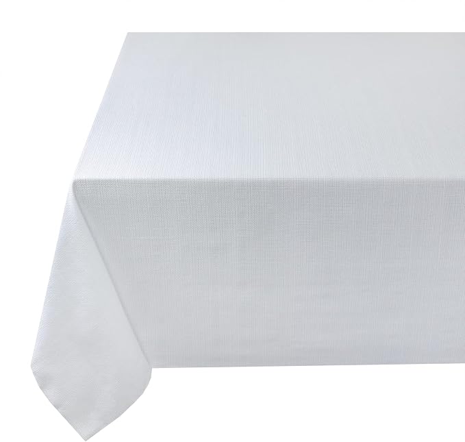 Benson Mills Cameron Textured Fabric Table Cloth, - Image 7
