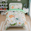 Jungle Animal Kids Bedding Set for Boys Girls, Ultra Soft Microfiber Comforter by SANDJEST