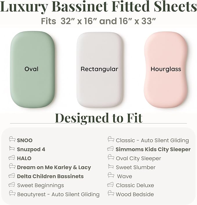GOTS 100% Organic Bassinet Sheets - Image 4