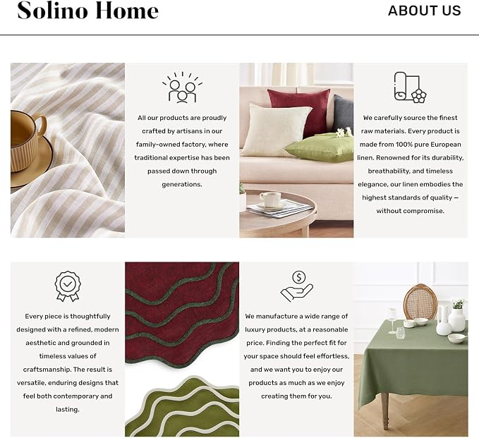 Solino Home Linen Table Runner 90 Inches Long - Image 8