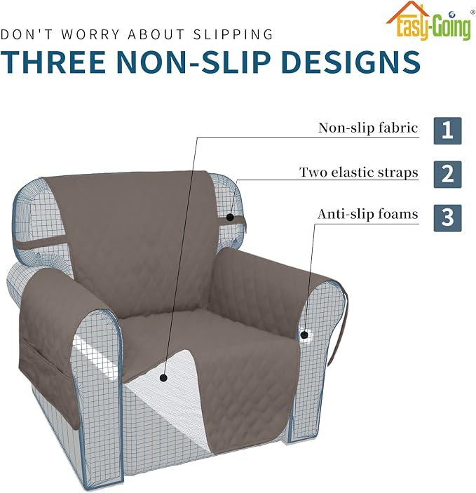 Easy-Going Sofa Slipcover Chair Cover Waterproof Couch Cover Washable Sofa - Image 4