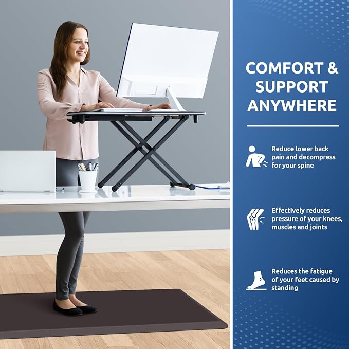 KitchenClouds Kitchen Mat Cushioned Anti Fatigue Rug 20"x39" Waterproof - Image 4