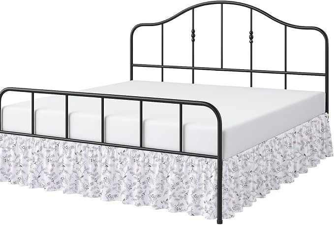 Cottington Lane Ruffled Bed Skirt Queen Size by CottingtonLane