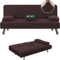 H.VERSAILTEX 4 Pieces Stretch Futon Covers Sofa Bed Slipcover by HVERSAILTEX