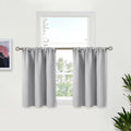 BGment Short Kitchen Window Curtains Over Sink 30 Inches Long by BGment