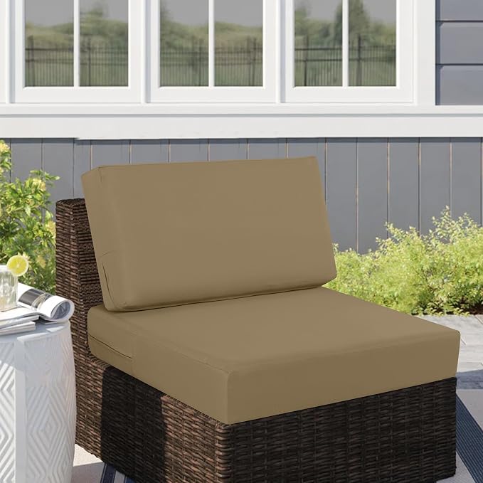 idee-home Outdoor Cushions for Patio Furniture, Outdoor Seat Cushion, - Image 2