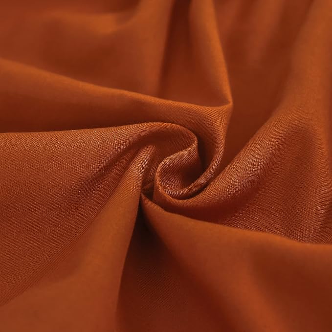MEILA Wrap Around Bed Skirt Three Fabric Sides Elastic Dust Ruffled 16 Inch - Image 6