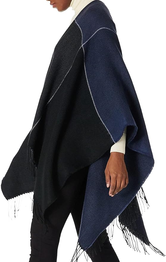 Breezy Lane Women's Shawl Wraps Warm Poncho Ruana Wrap Cardigan - Image 4