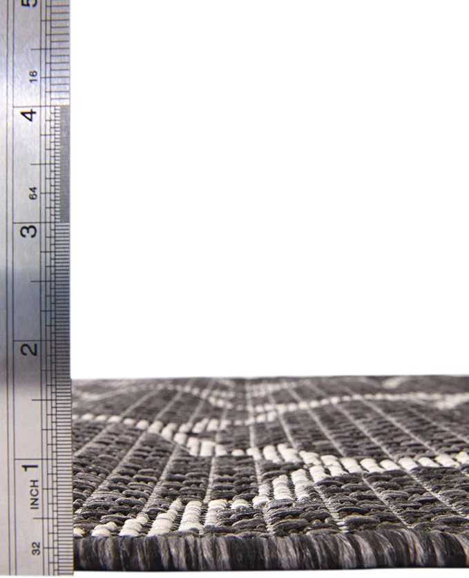 Unique Loom Outdoor Trellis Collection Area Rug - Image 3