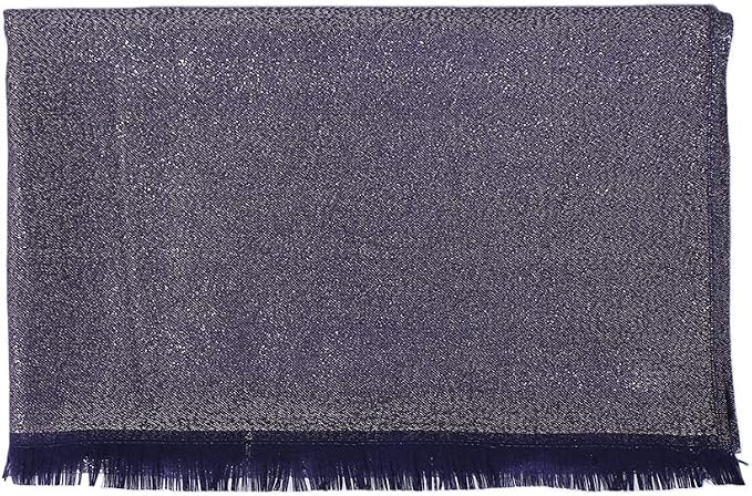 LMVERNA Women's Sparkling Metallic Soft Pashmina Shawls and Wraps Scarf in - Image 7