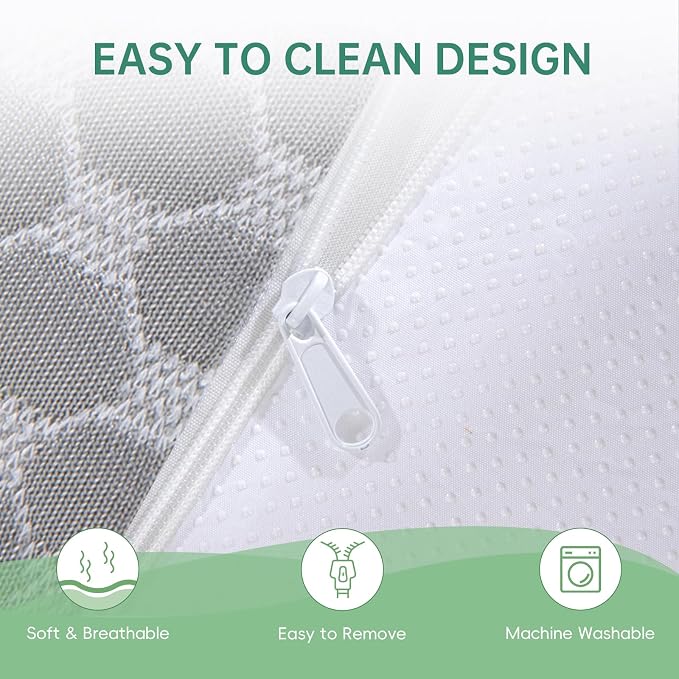 EYN Memory Foam Mattress Cooling Gel Size Matress in A Box Bed Frame Pressure - Image 4