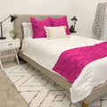 Bed Runner Set - 100% Pure Cotton 800 Thread Count - Luxury 1 Pinch Pleated Bed by Unknown