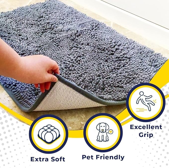 Muddy Mat® AS-SEEN-ON-TV Highly Absorbent Microfiber Door Mat and Pet Rug - Image 2