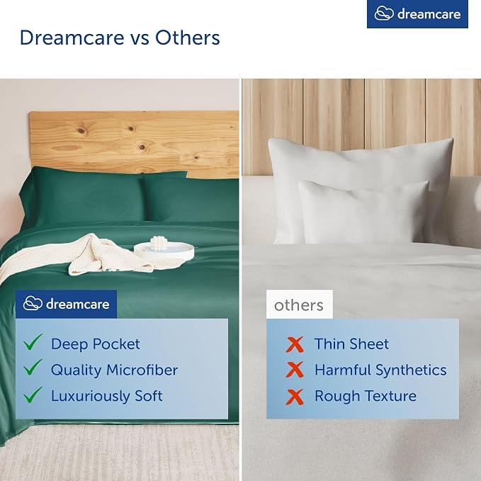 DREAMCARE King Size Sheets Set - Image 7