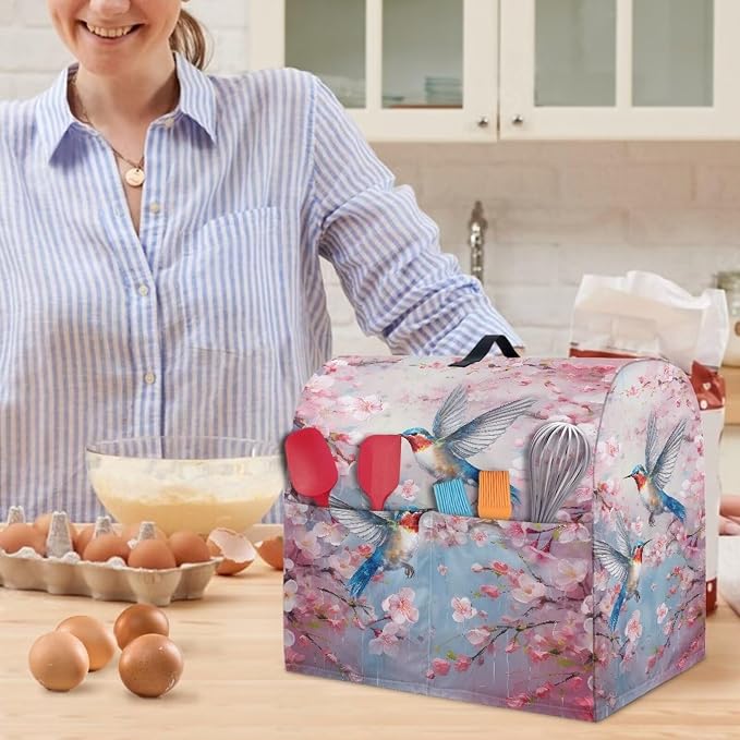 Kitchen Aid Mixer Cover Pink - Image 5