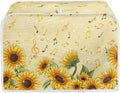 Sunflower Music A Print Bread Maker Cover, Anti Dust Fingerprints Toaster Covers by Baxinh