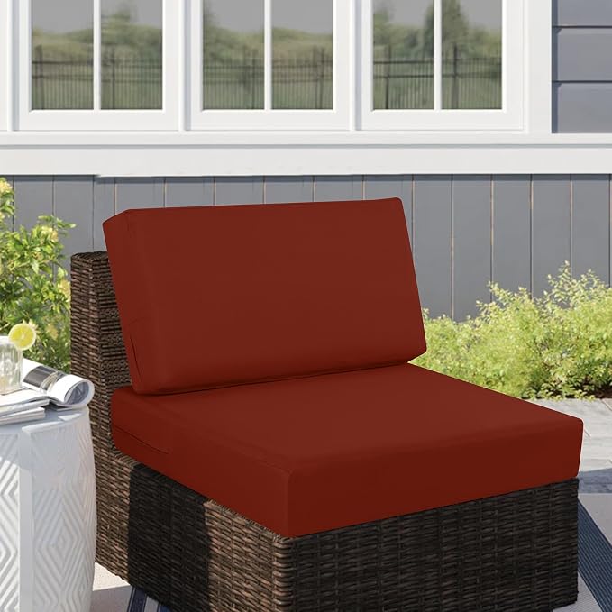 idee-home Outdoor Cushions for Patio Furniture, Outdoor Seat Cushion, - Image 2