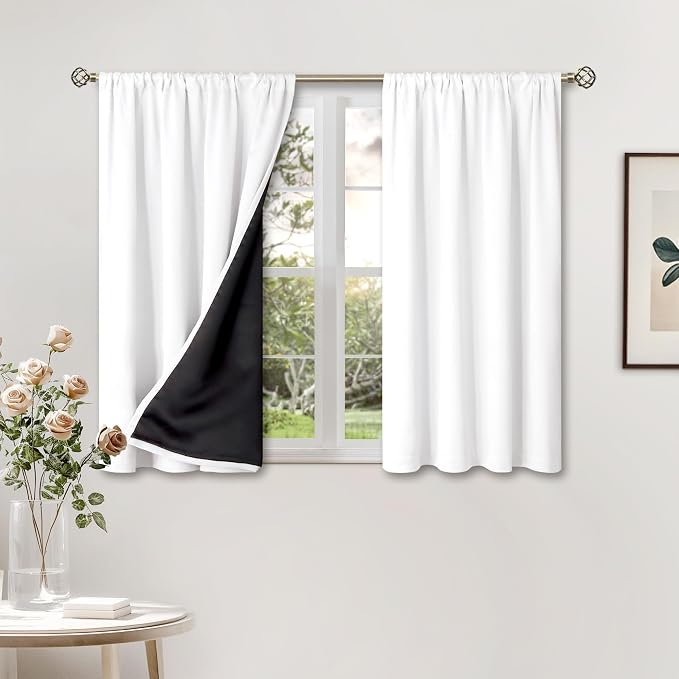 BGment Short Blackout Curtains for Small Window 40 Inch Long, Thermal Insulated by BGment