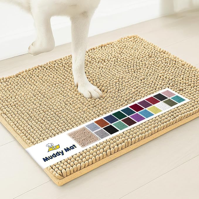 Muddy Mat® Shown on TV – Super Absorbent Door Mat Indoor, Microfiber Quick Dry by MuddyMat%C2%AE