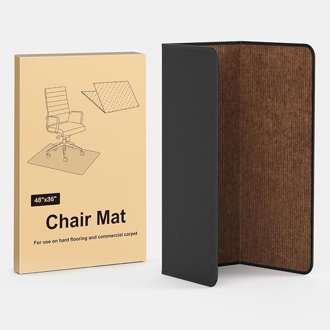 Placoot Corduroy Heavy Duty Office Chair Mat - Image 3