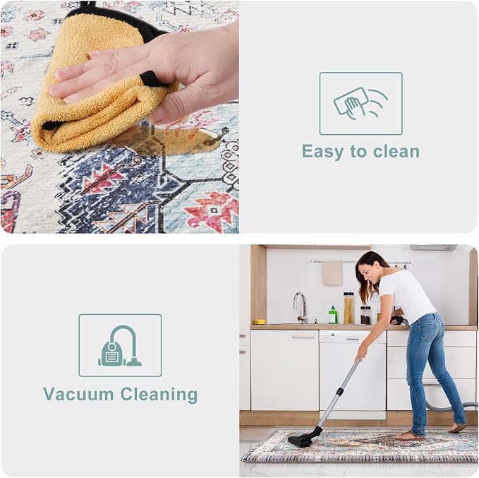KIMODE Farmhouse Kitchen Mats, Anti Fatigue Kitchen Rugs Sets of 2, Non Slip - Image 5