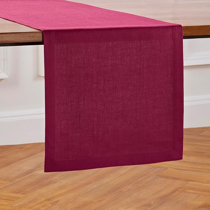 Solino Home Linen Table Runner 60 Inches by SolinoHome