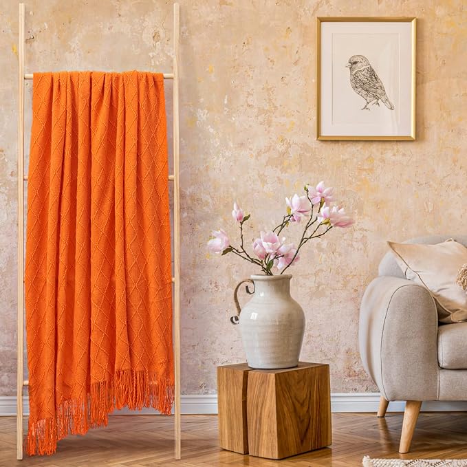 inhand Fall Throw Blanket Burnt Orange - Image 9