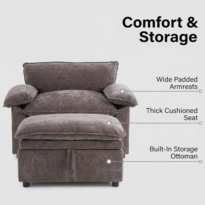 Furnimart Super Plush Cloud Chair - Image 7
