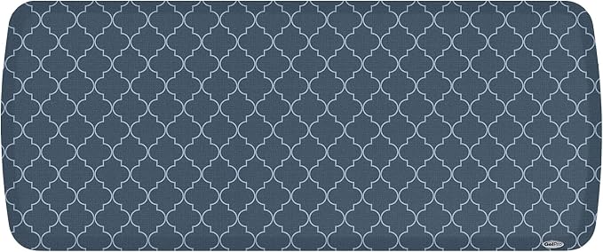 GelPro Elite Premier Anti-Fatigue Kitchen Comfort Floor Mat, Trellis Deep Sea - Image 2
