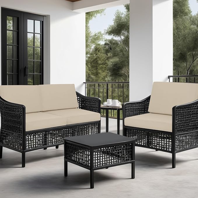 idee-home Outdoor Cushions for Patio Furniture, Outdoor Seat Cushions 28.5 x - Image 4