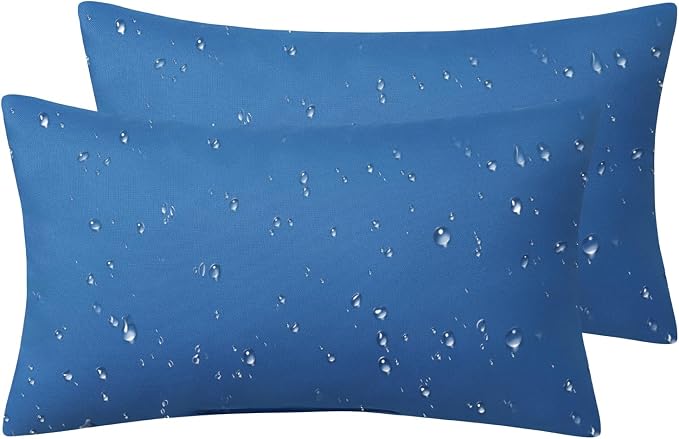 Phantoscope Pack of 2 Premium Dual Usage Outdoor Pillow Inserts, Waterproof by Phantoscope