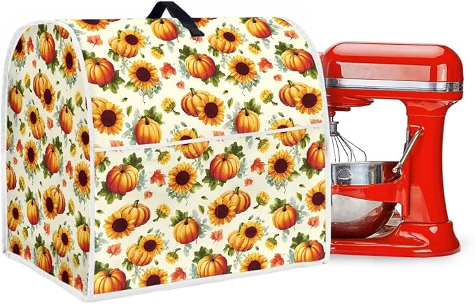 Sunflower Mixer Cover for Kitchen Aid 4.5-5 Qt Mixer Small Appliance Dust - Image 4