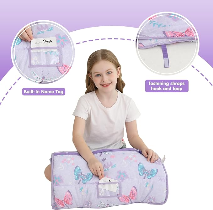 Viviland Toddler Kid Nap Mat for Preschool, Slumber Bag - Image 4