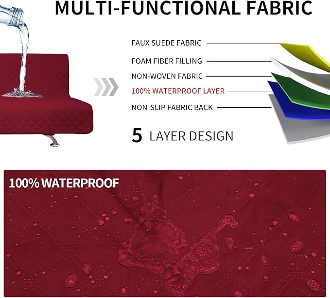 Easy-Going Sofa Slipcover Futon Cover Waterproof Couch Cover Furniture - Image 4