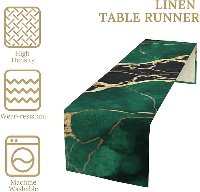 Marble Table Runner, 13x70 Inch - Image 4